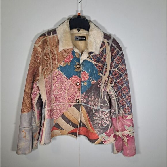 nikky Jackets & Blazers - Nikky patchwork jacket size medium-large